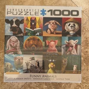 Eurographics Funny Animals 1000-Piece Puzzle
